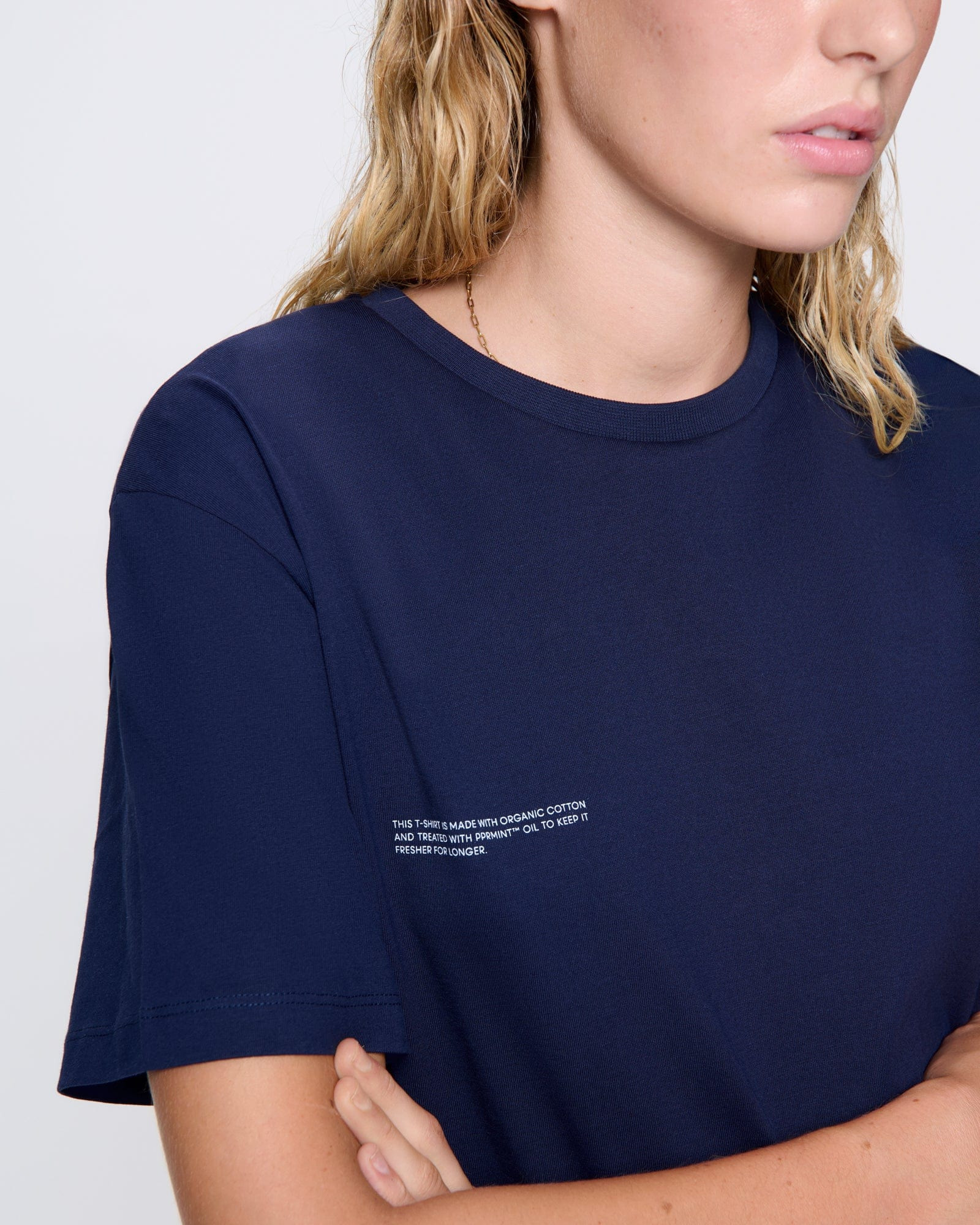 Womens 365 Midweight T-shirt - Navy Blue - 4