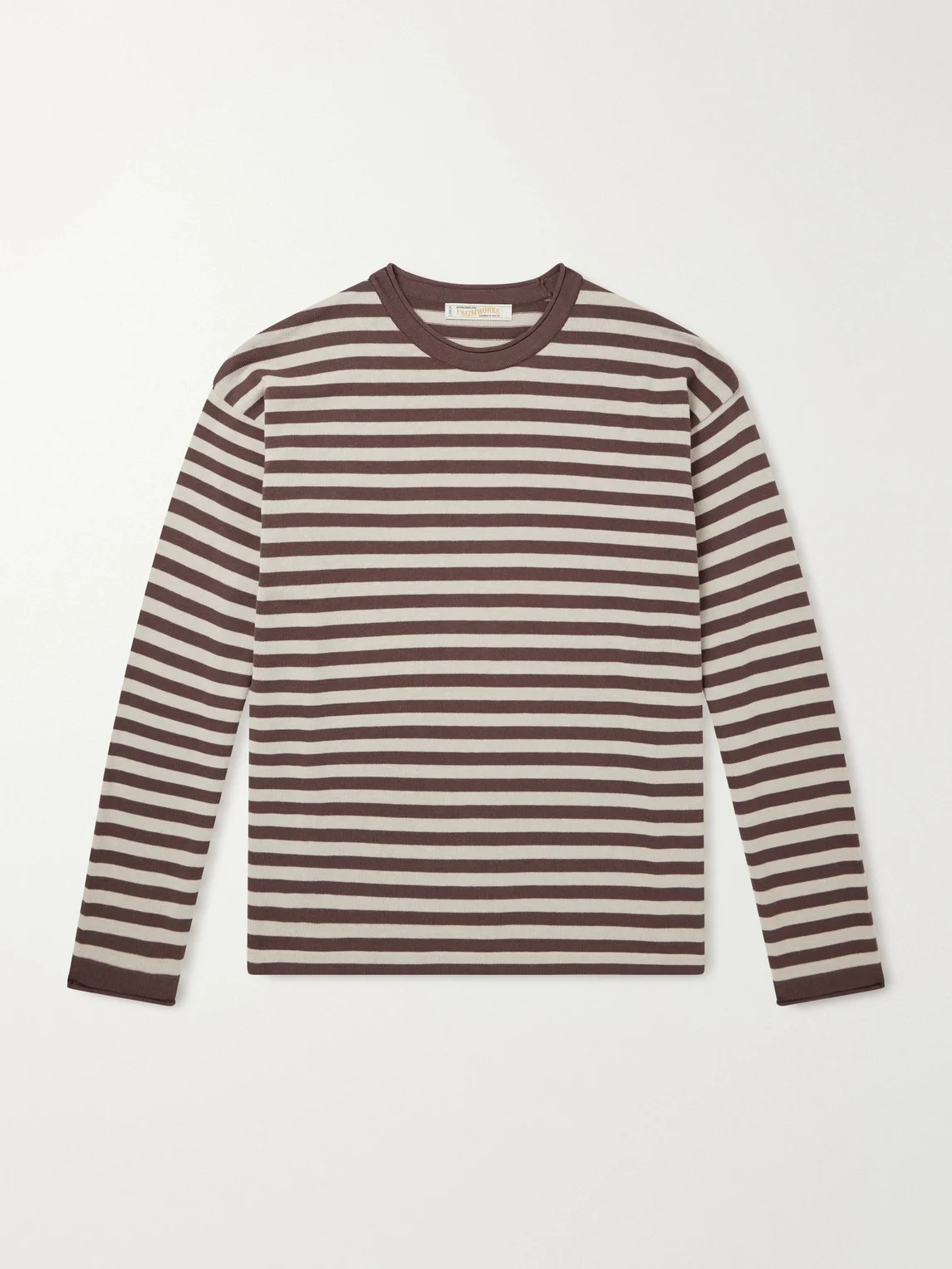 Striped Cotton-Blend T-Shirt - 1
