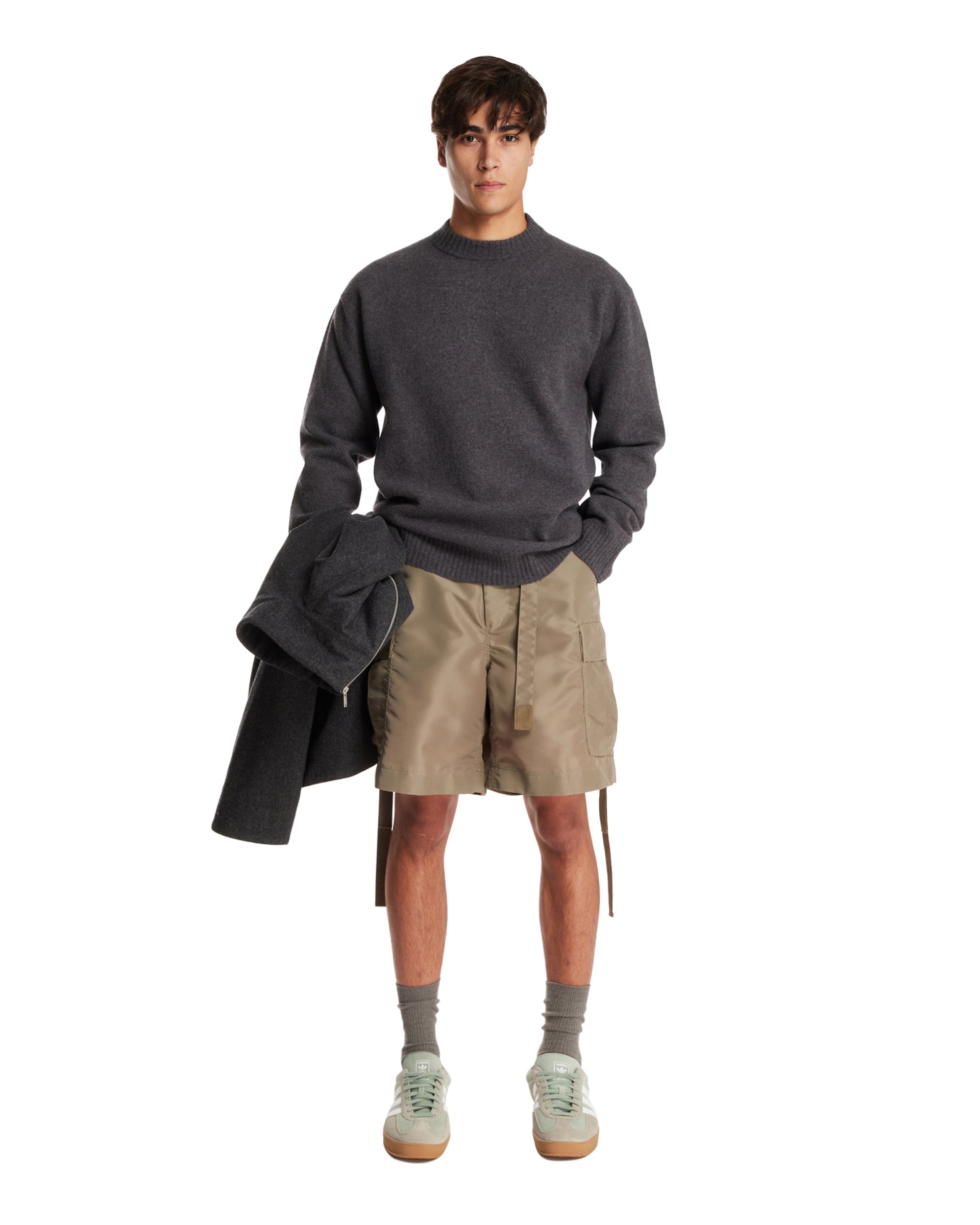Gray Crewneck Sweater - 2