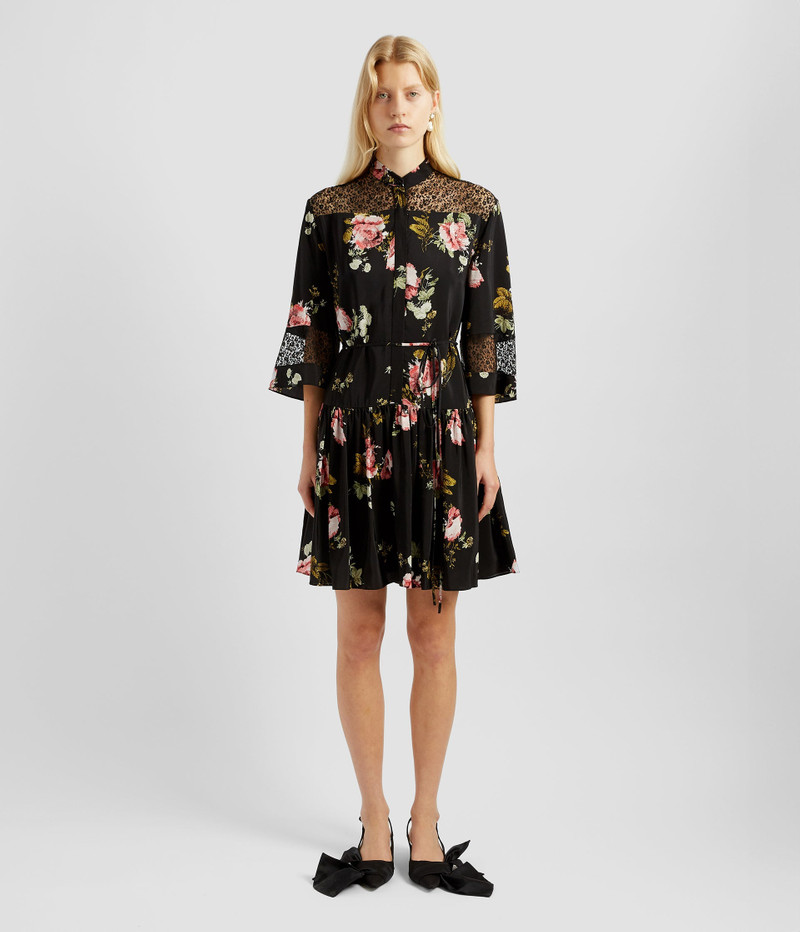 Erdem LACE INSERT MINI DRESS outlook