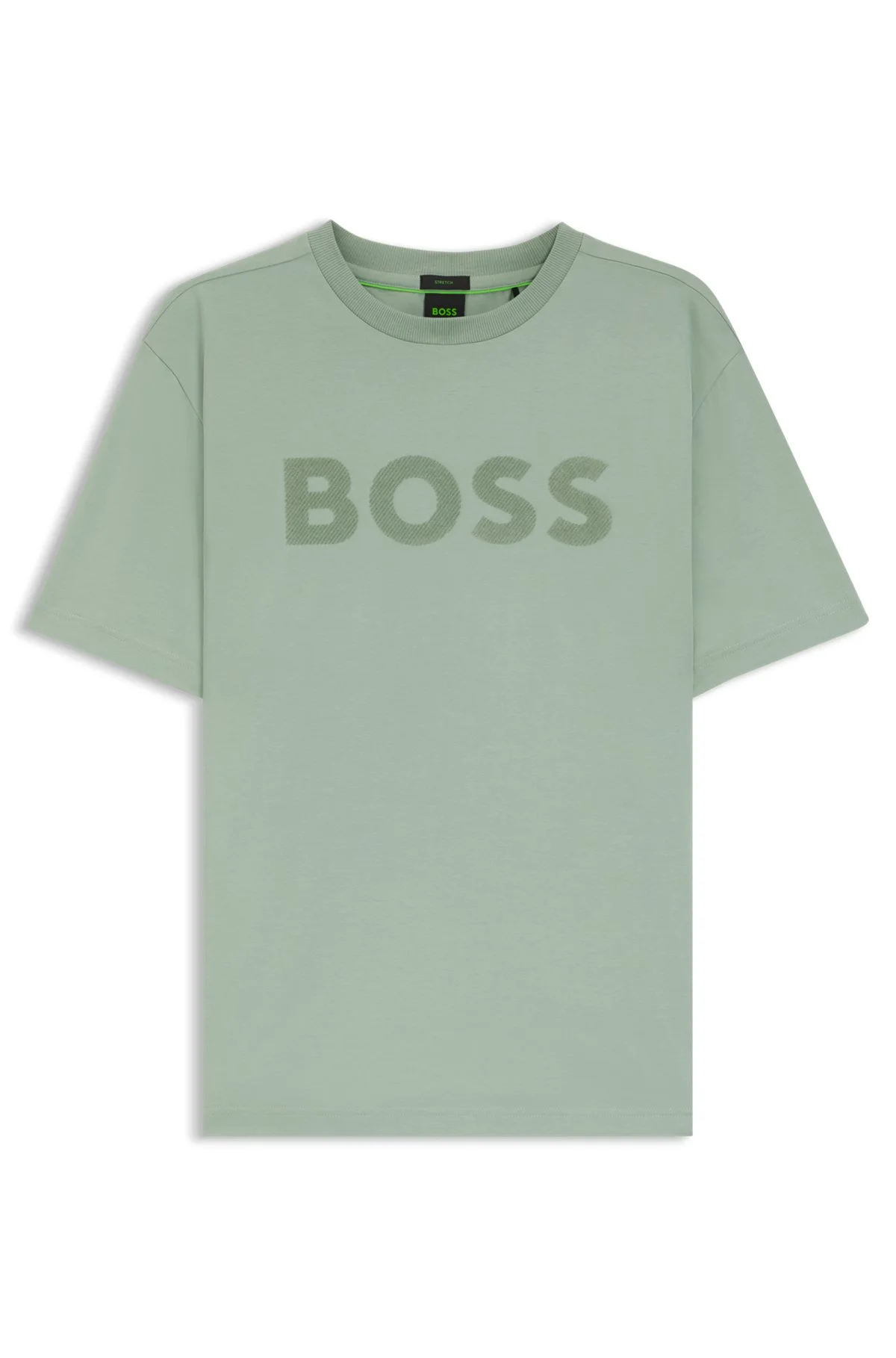 TONAL-LOGO T-SHIRT IN STRETCH COTTON - 1