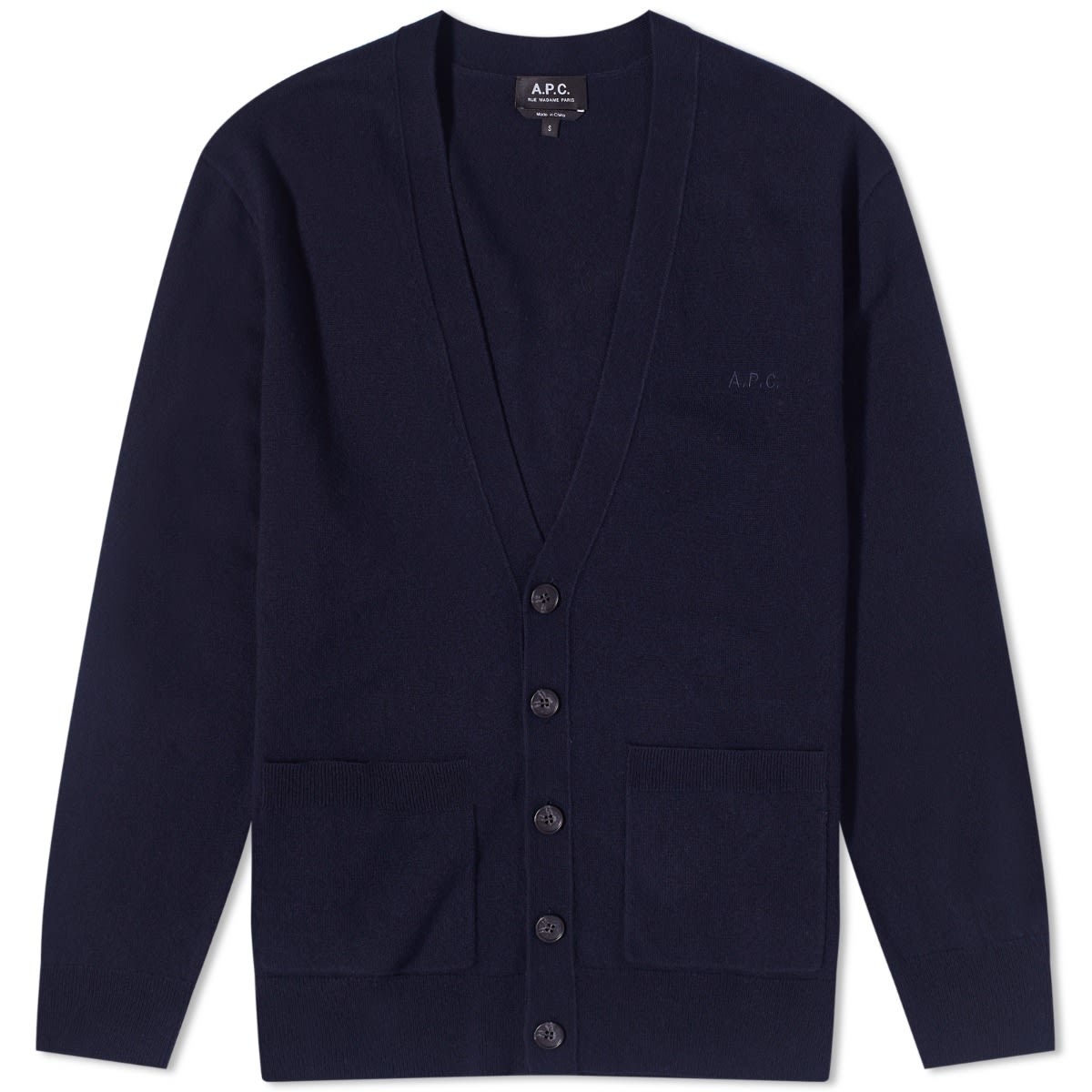 A.P.C. A.P.C. Theo Cardigan | endclothing | REVERSIBLE A.P.C. A.P.C. Theo Cardigan | endclothing | REVERSIBLE