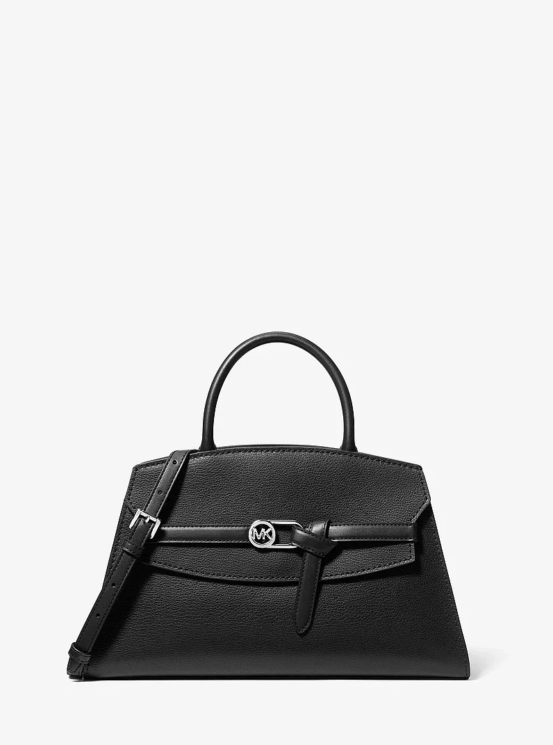 Greta Medium Leather Satchel - 1