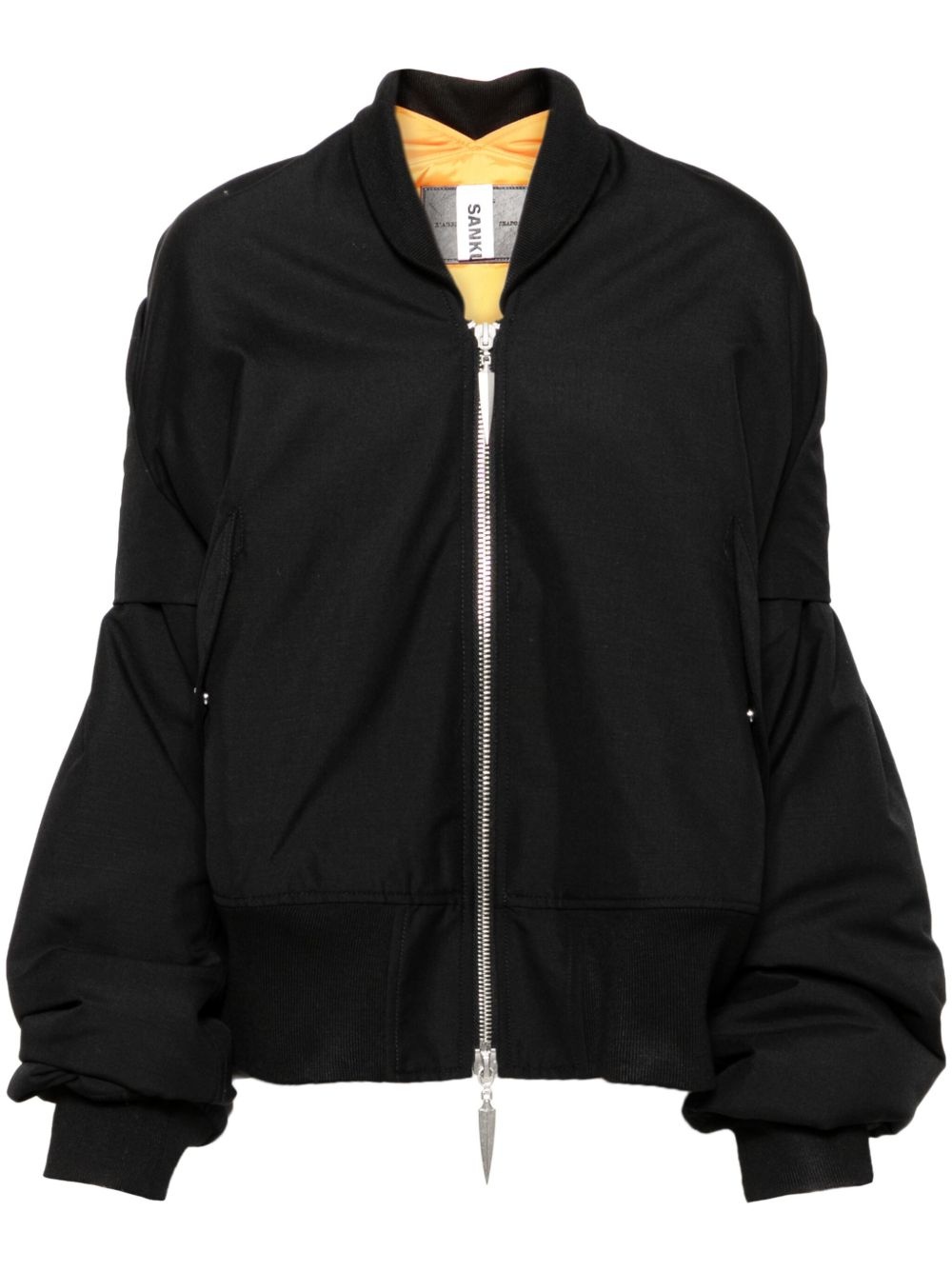 panelled bomber jacket - 1