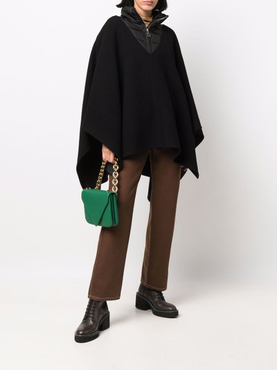 Chloé padded funnel-neck cape outlook