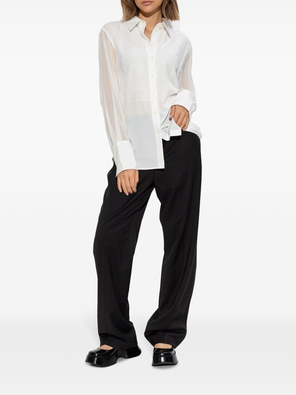 virgin wool trousers - 2