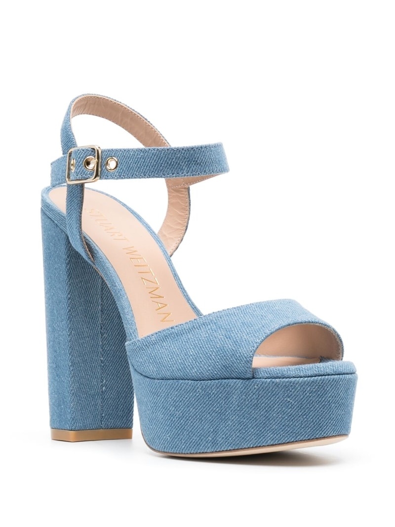 block-heel platform sandals - 2