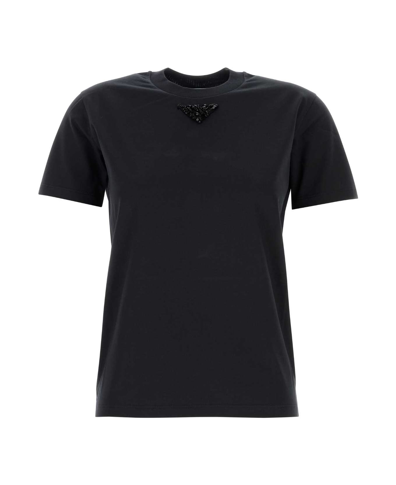 Graphite Cotton T-shirt - 1