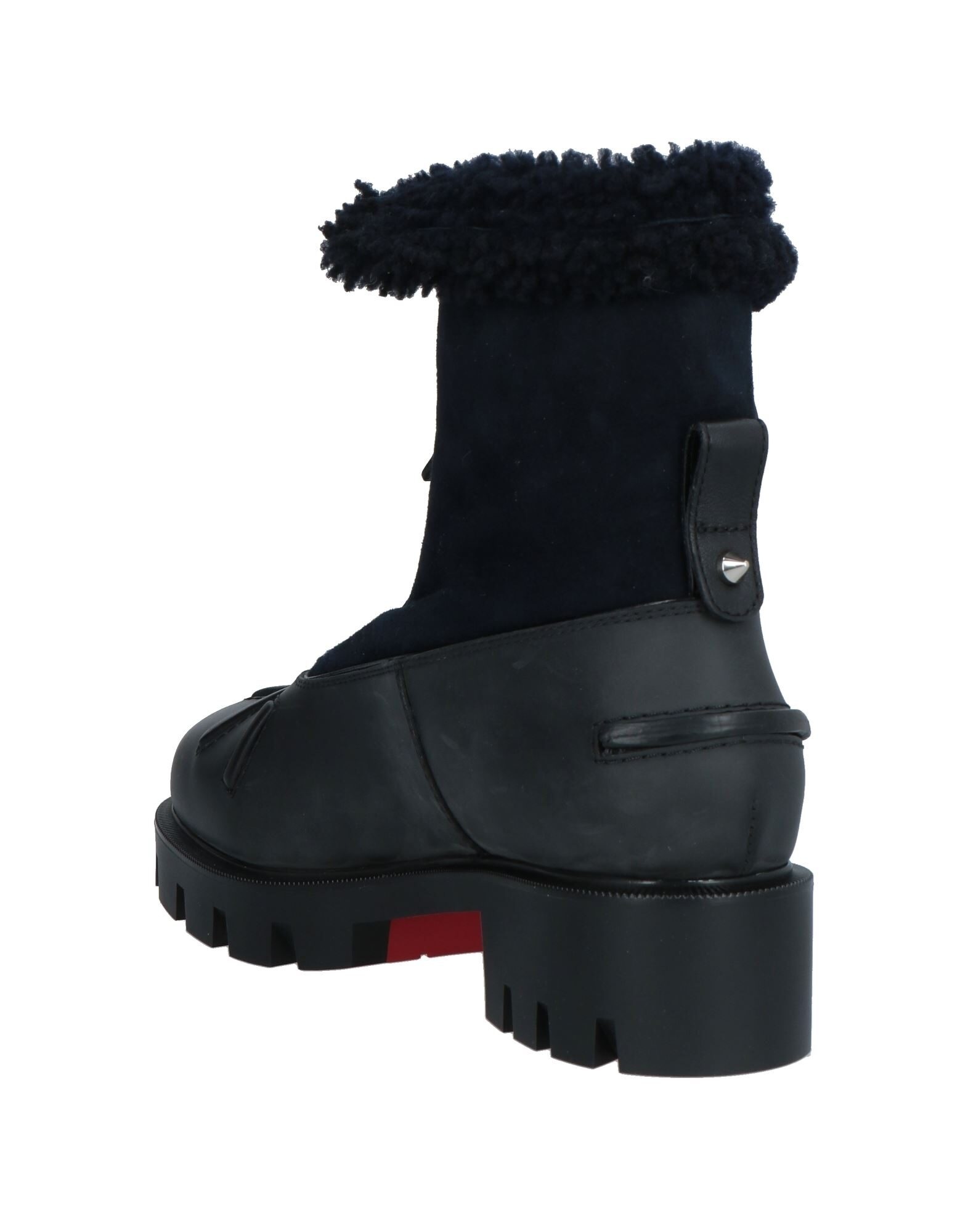 Christian Louboutin Black Women's Ankle Boot yoox REVERSIBLE