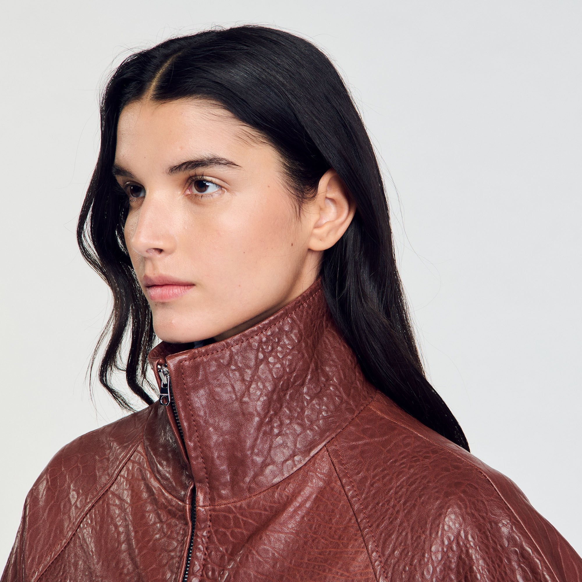 OVERSIZED LEATHER JACKET - 3