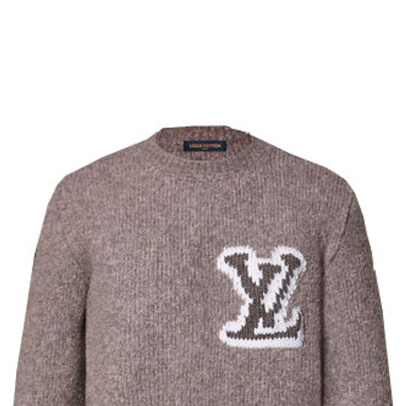Louis Vuitton LOUIS VUITTON Wool Blend Crewneck Sweater 'Lava Smoke' 1AF326 outlook