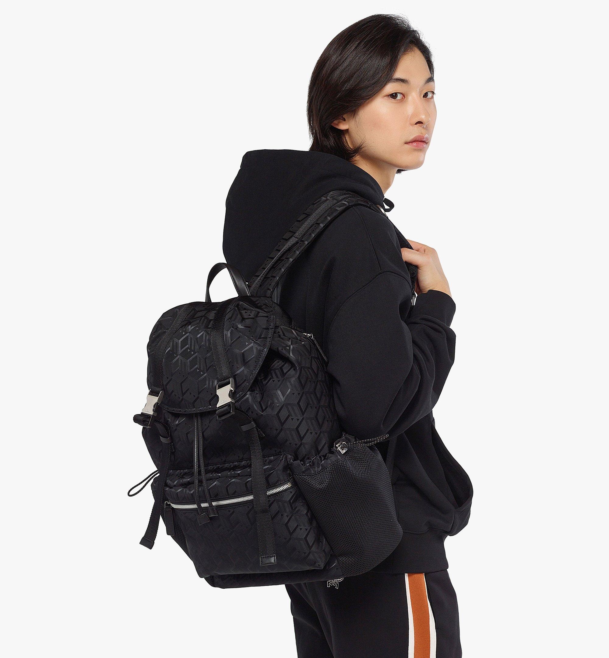 Brandenburg Backpack in Cubic Jacquard Eco-Nylon - 6
