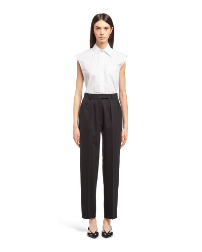 Prada Stretch natte pants outlook