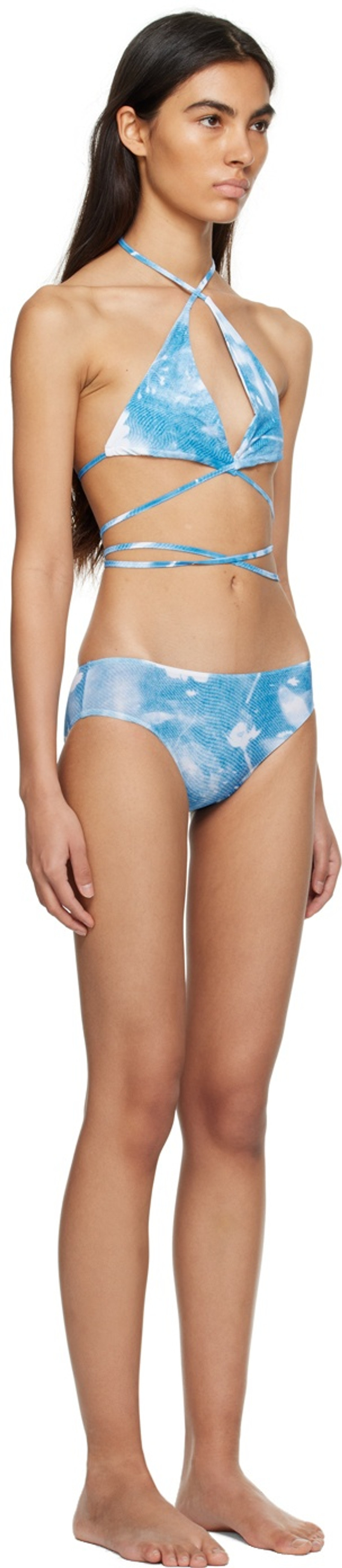 ioannes Blue & White Tie Bikini outlook