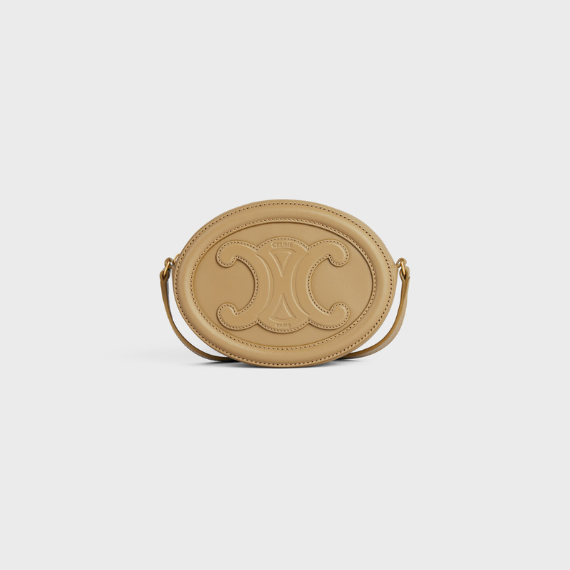 CROSSBODY OVAL PURSE cuir triomphe in Smooth calfskin 1