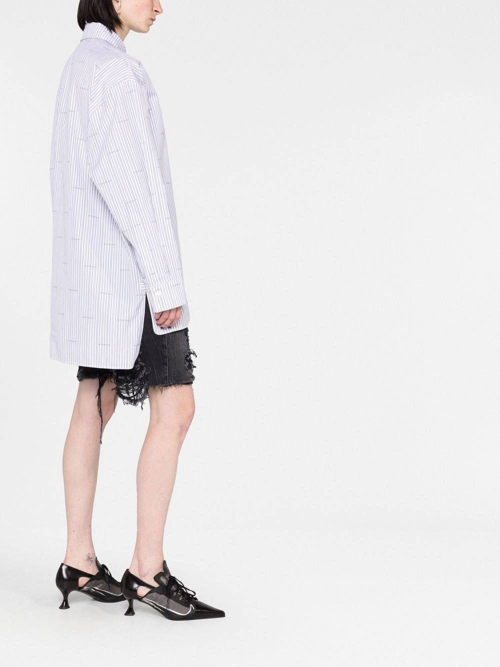 tailored striped shirt - 6