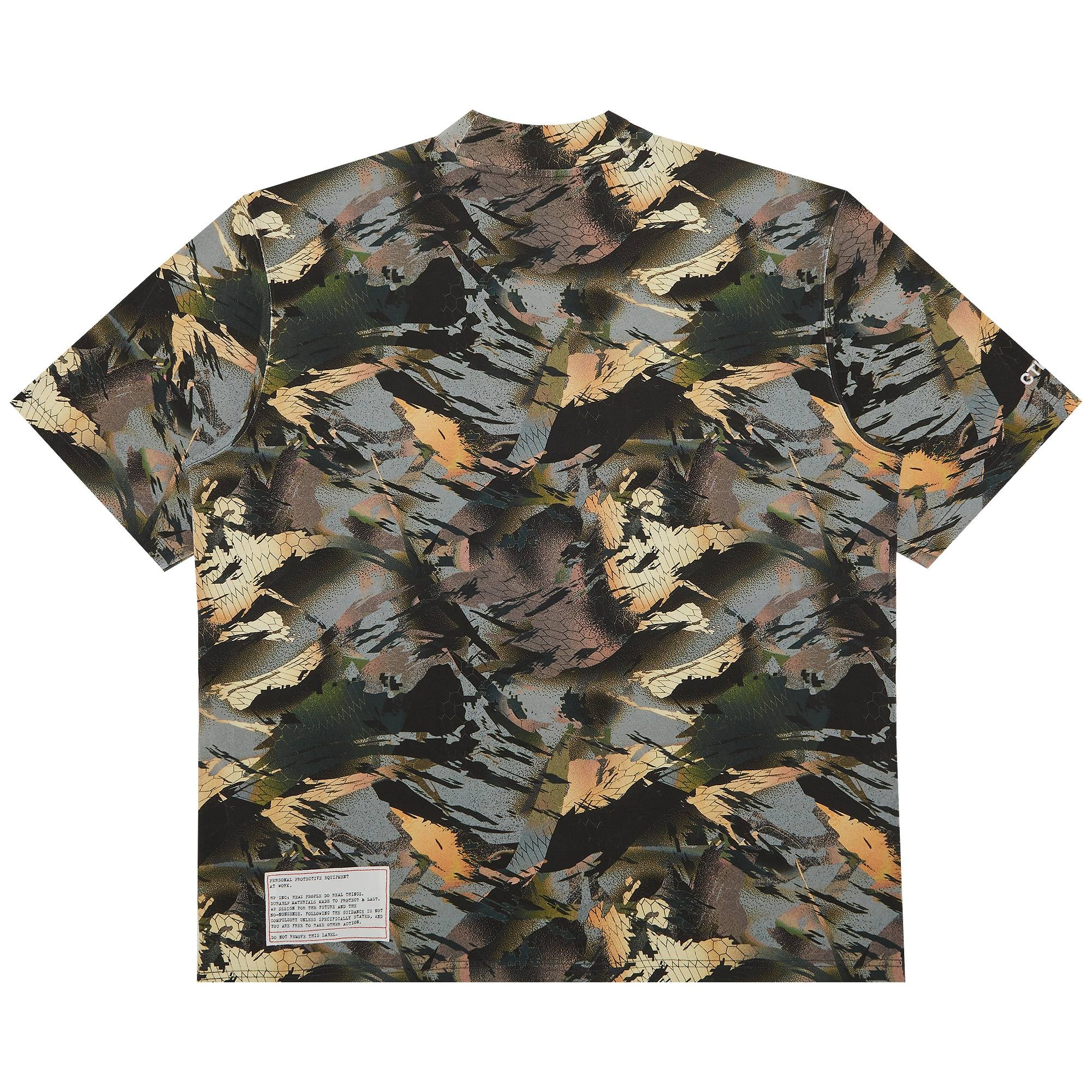 Heron Preston Short-Sleeve Turtleneck 'Camo Green/White' - 2
