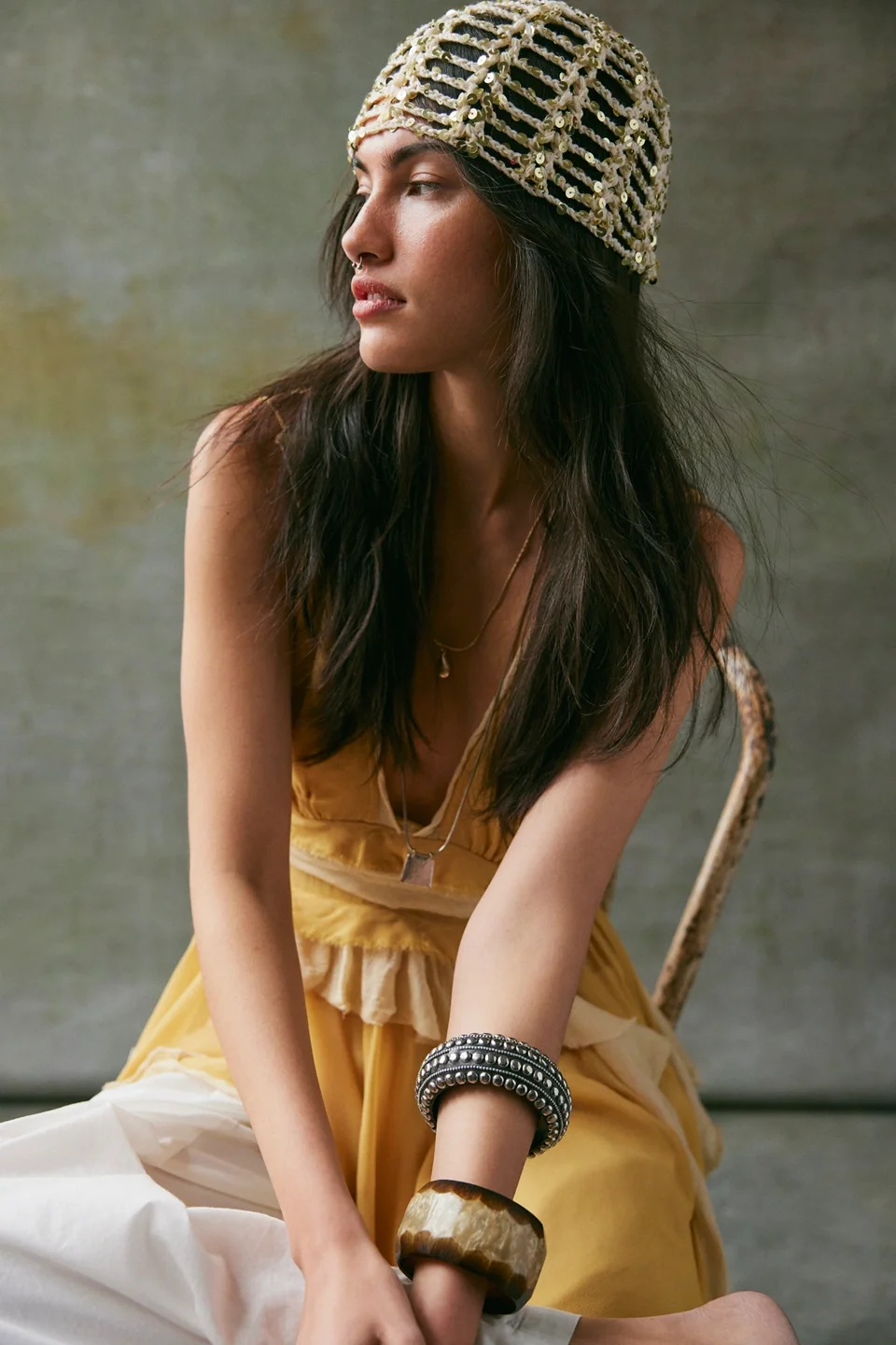 Mila Sequin Disco Cap - 1