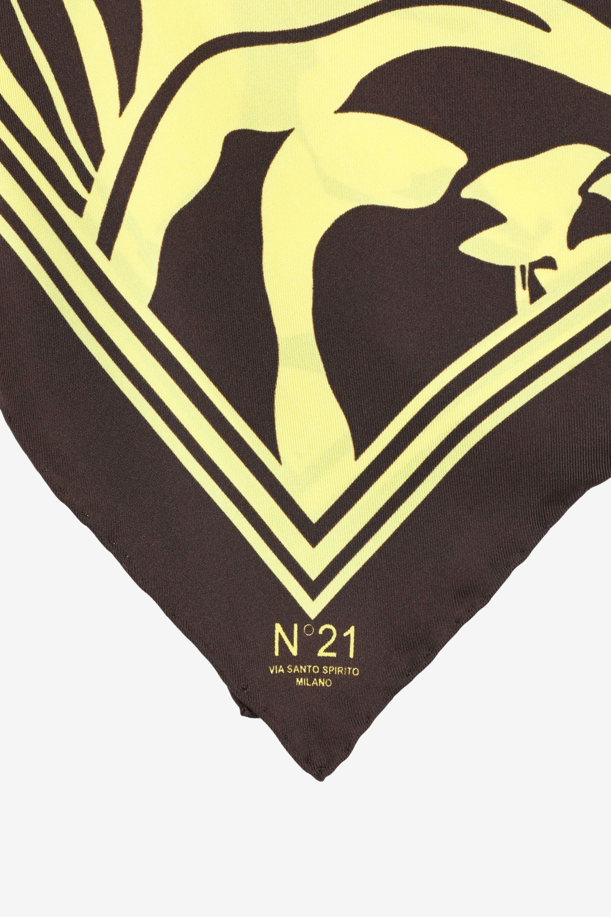 FLORAL-PRINT SILK SCARF - 2