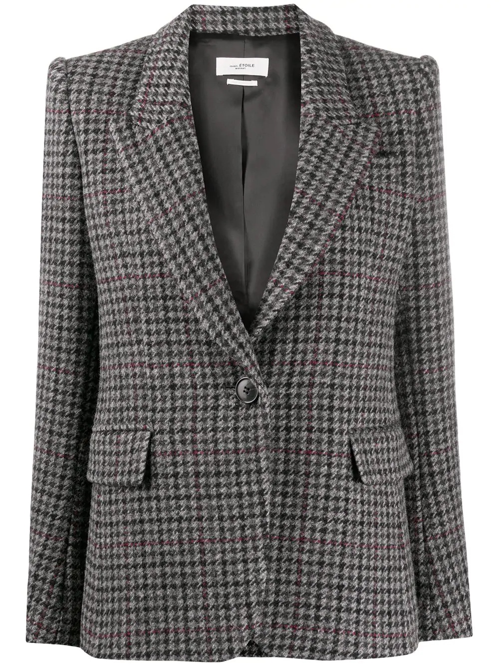 checked jacket - 1