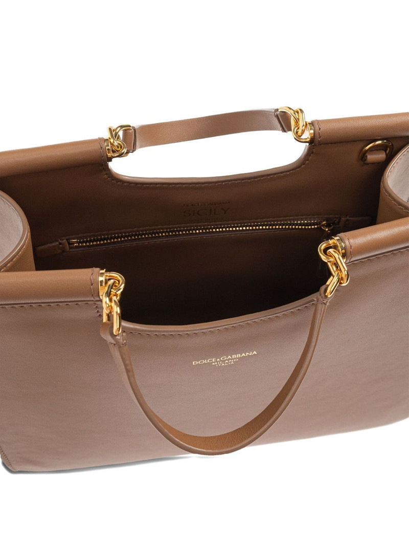 top-handle leather tote bag 5
