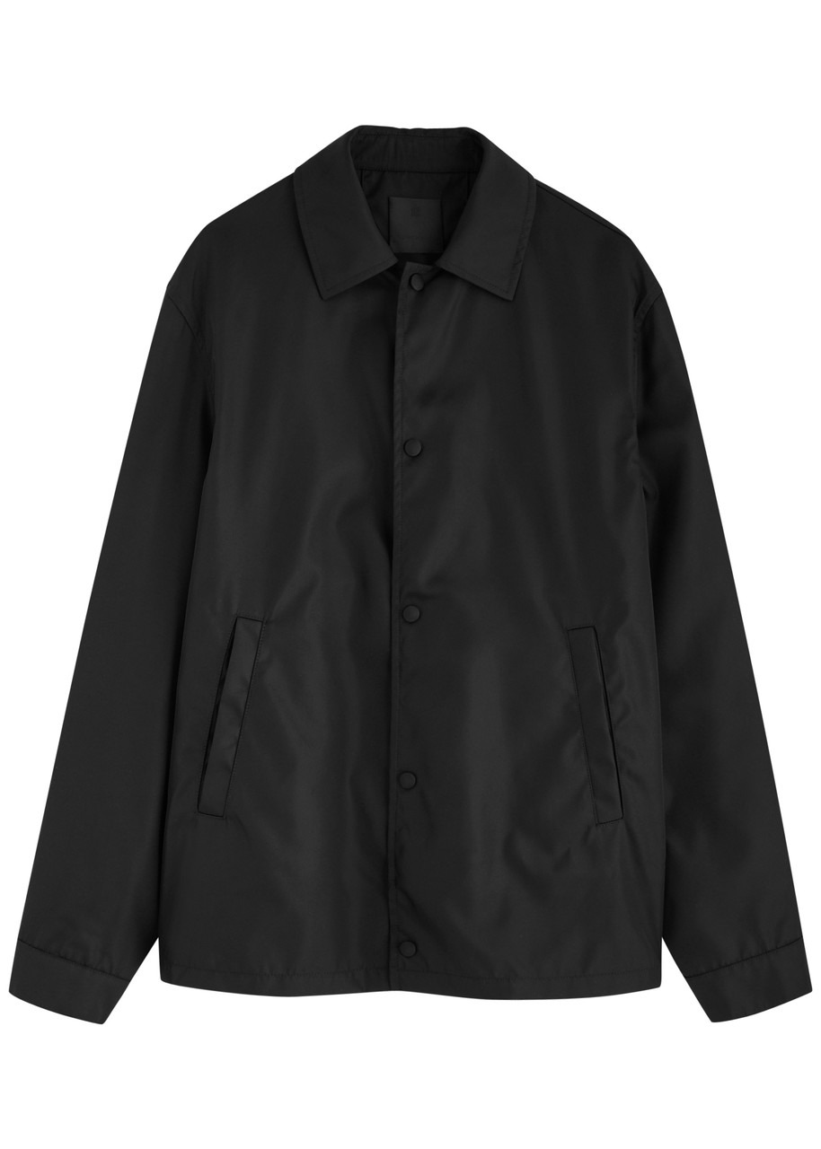 Givenchy Logo-embroidered Taffeta Overshirt - 1