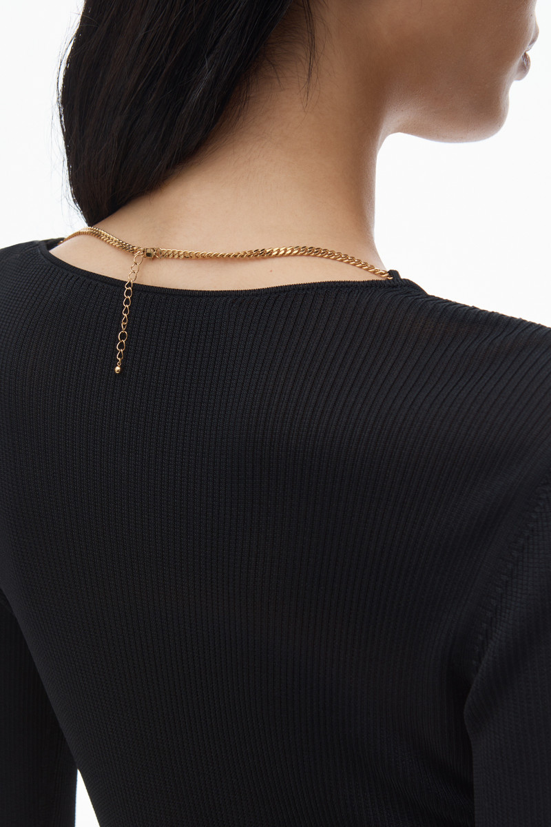 Logo Nameplate Cropped Shirt 6