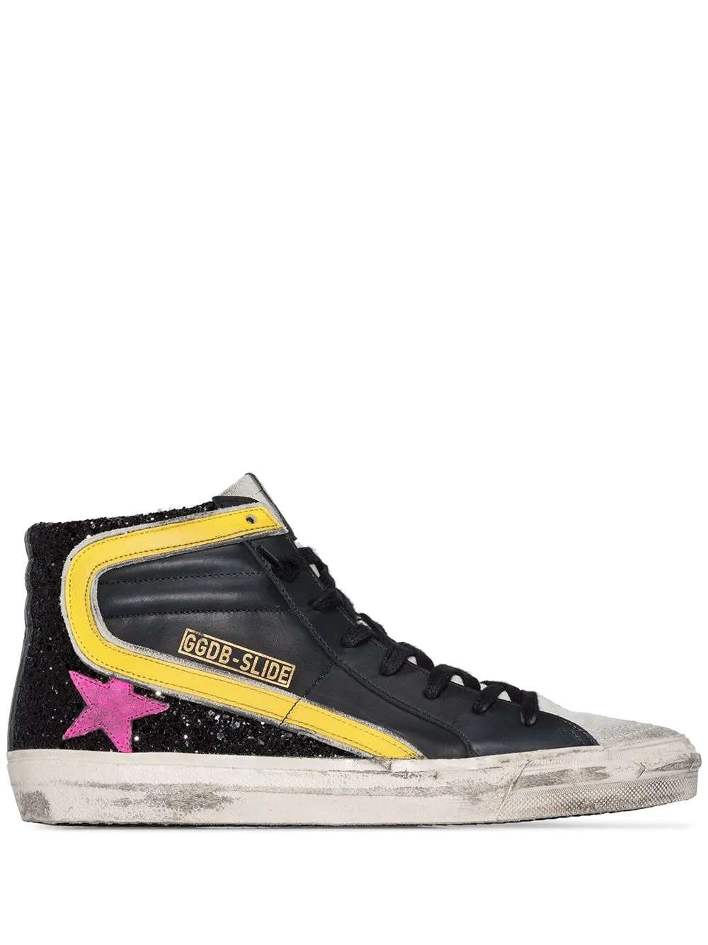 Slide high-top sneakers - 1