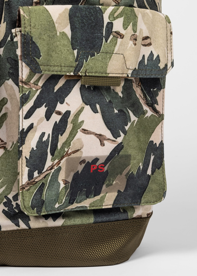 Paul Smith 'Leaf Camo' Print Backpack outlook