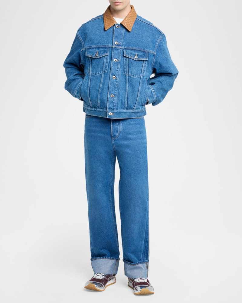 Bottega Veneta Men's Turn-Up Cuff Straight-Leg Jeans outlook