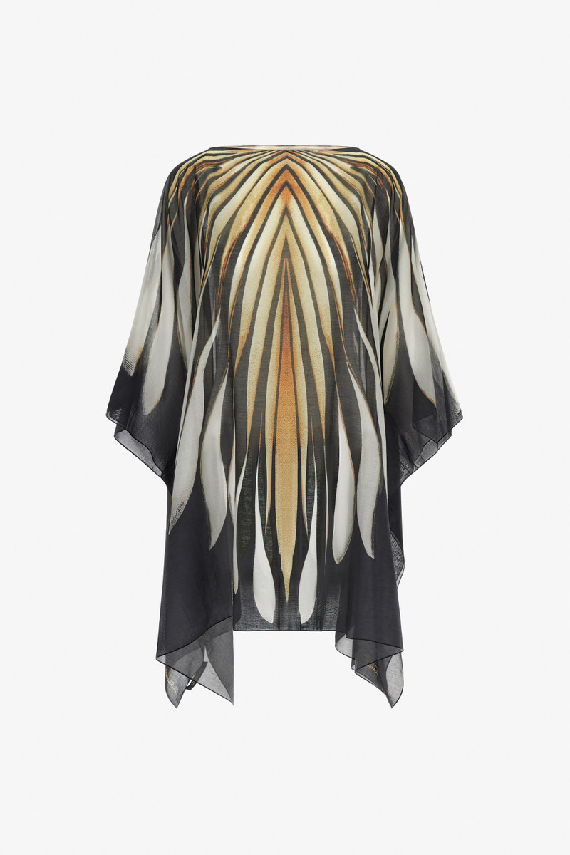 Ray of Gold print Kaftan 1
