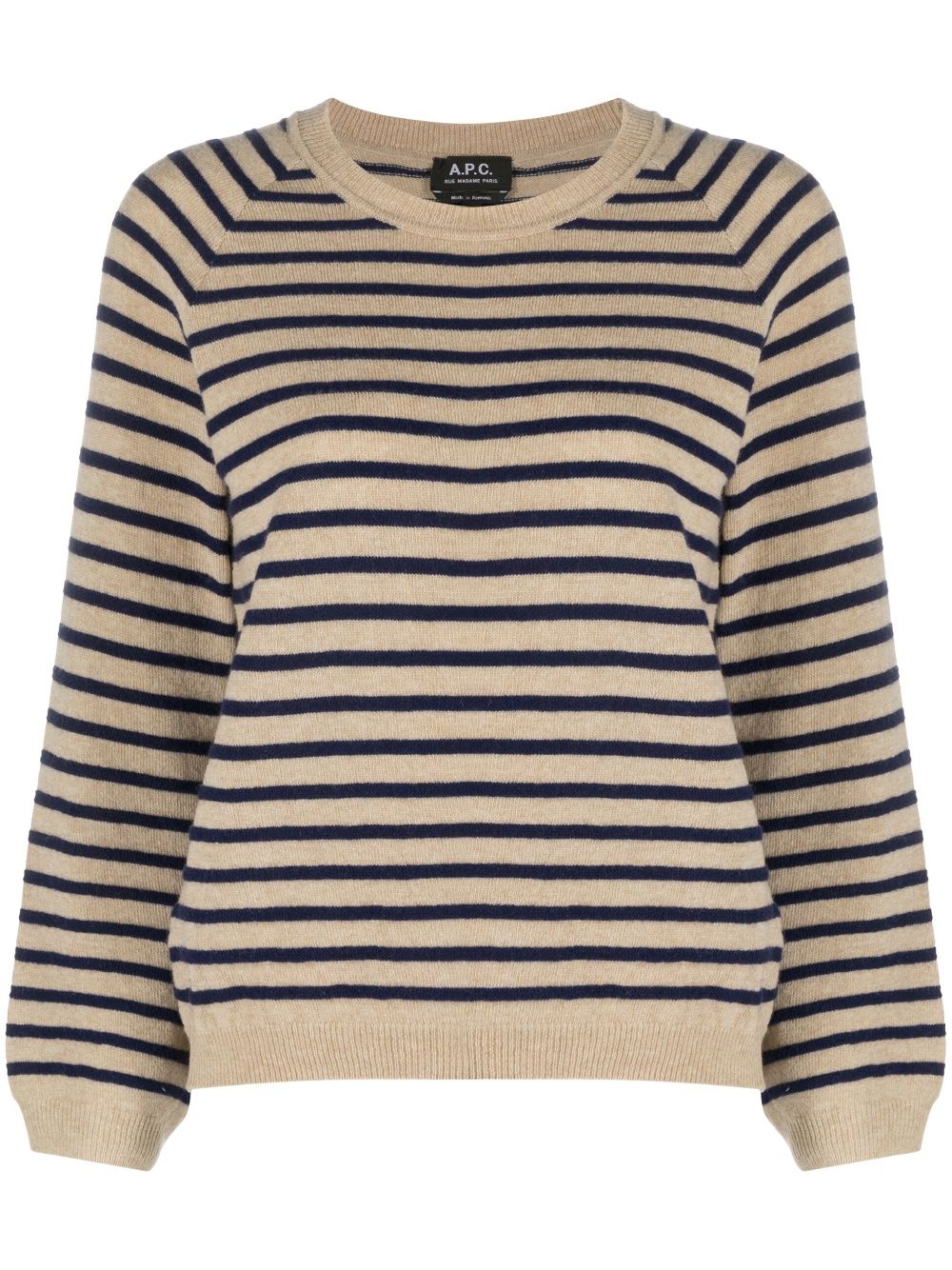 Lilas striped wool jumper - 1