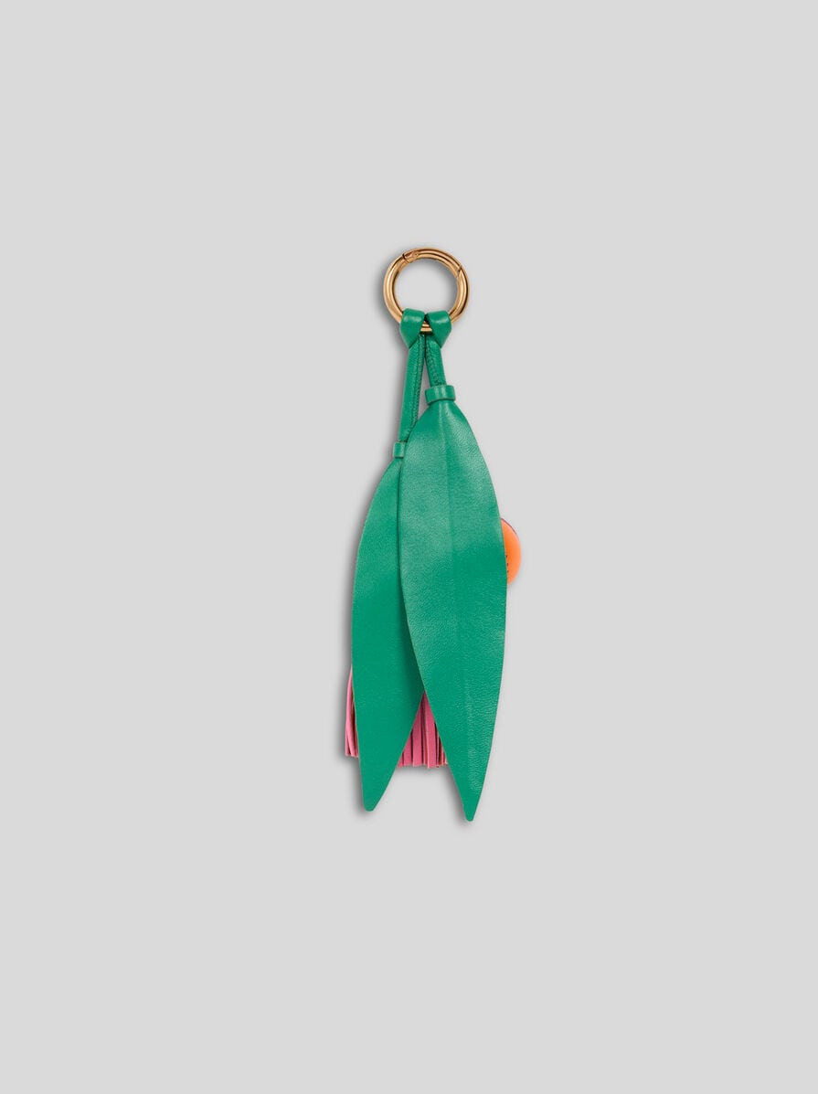 CHARM WITH TASSEL AND LEAVES - 2