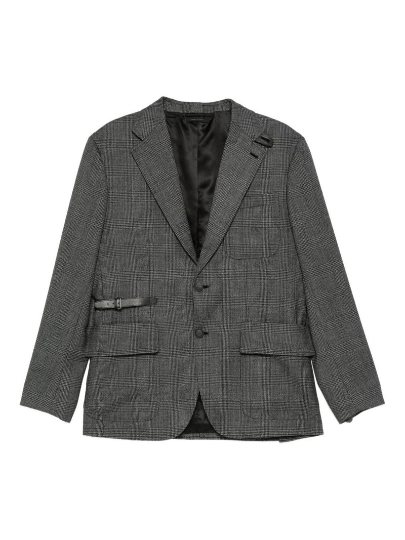 checked blazer 1