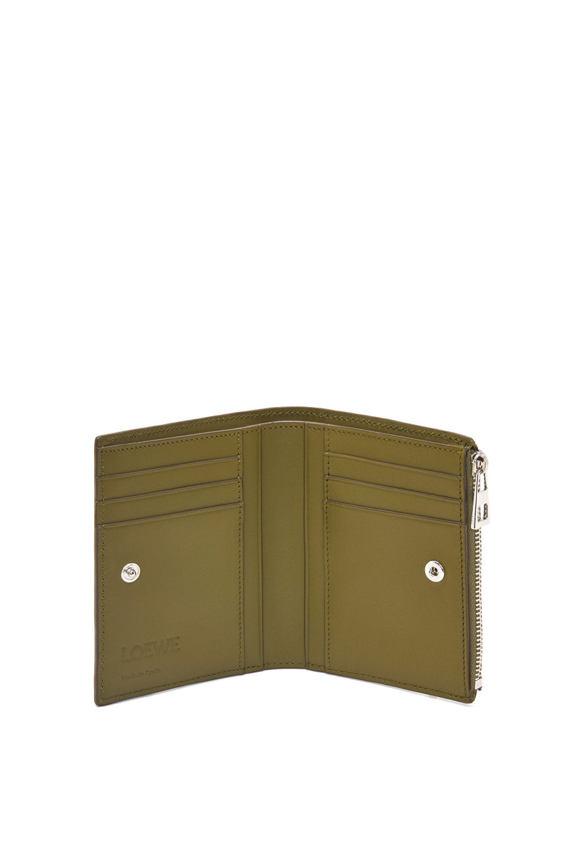 Loewe Slim compact wallet in soft grained calfskin outlook
