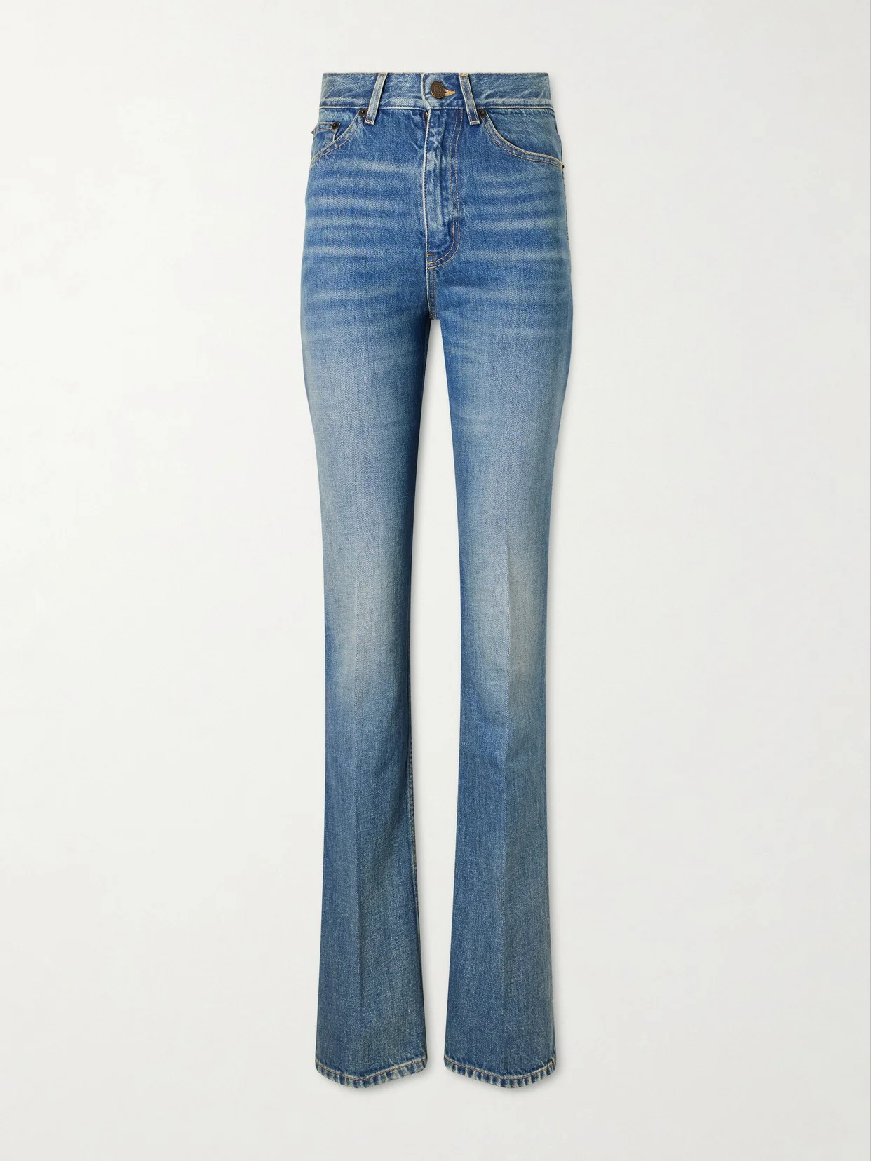 New Clyde High-waisted Straight-leg Pants - 1