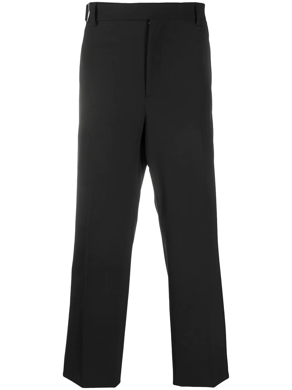 tailored straight-leg trousers - 1