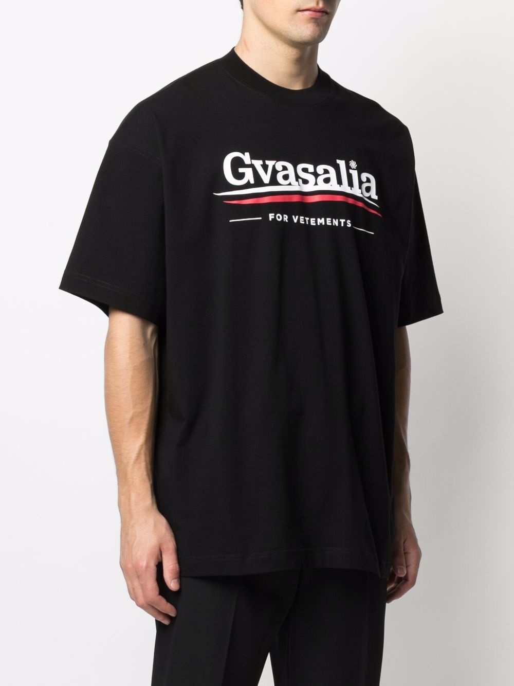 Gvasalia-print T-shirt - 4