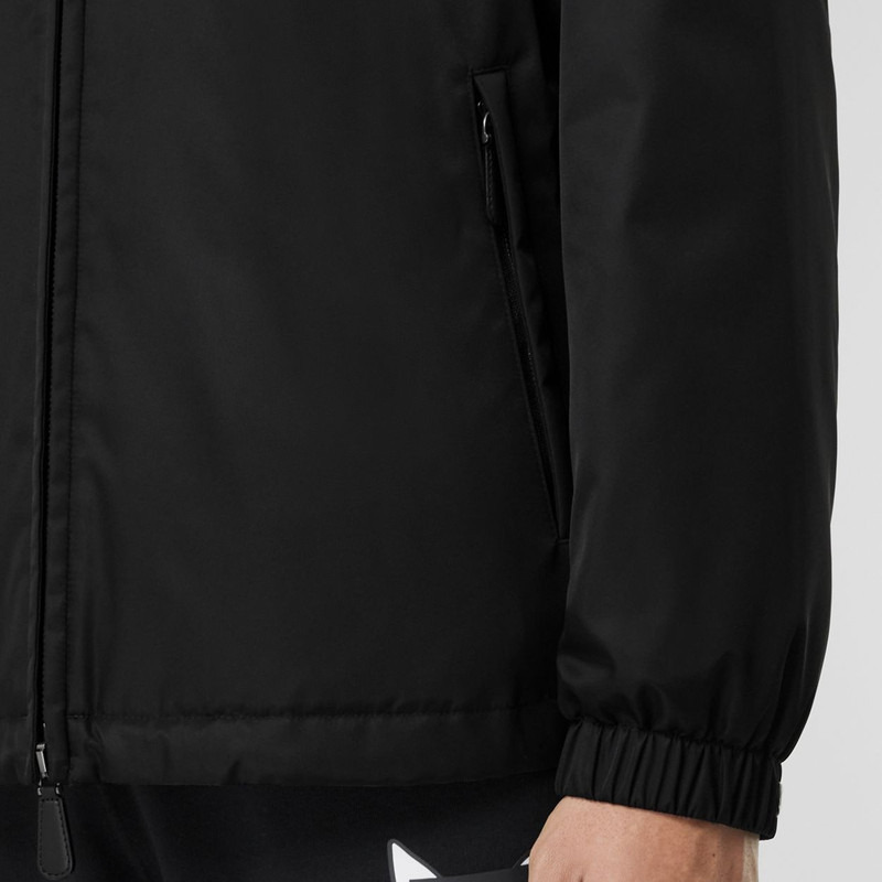 Rabbit Print Nylon Hooded Jacket 5