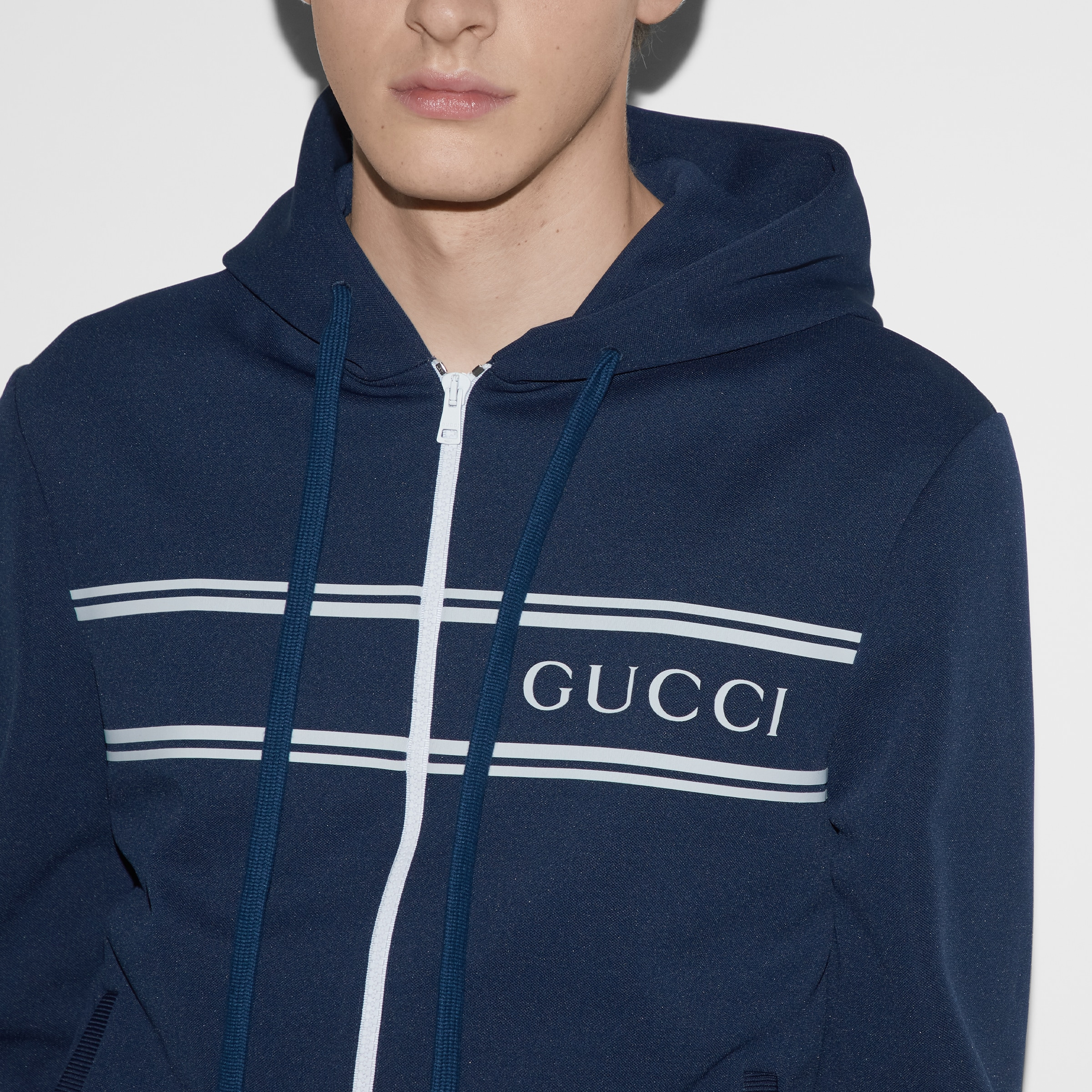 Technical jersey hooded sweatshirt - 5