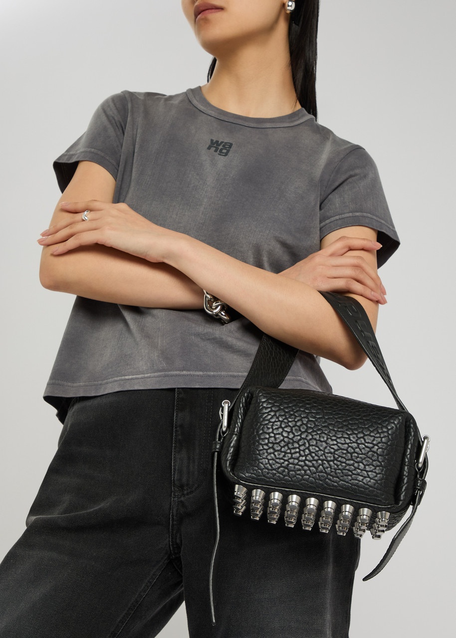 Alexander Wang Ricco Crocodile-effect Leather Shoulder bag - 5