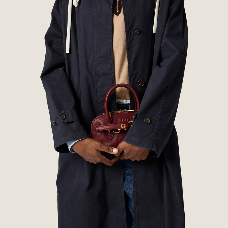 Single-breasted washed gabardine coat 4