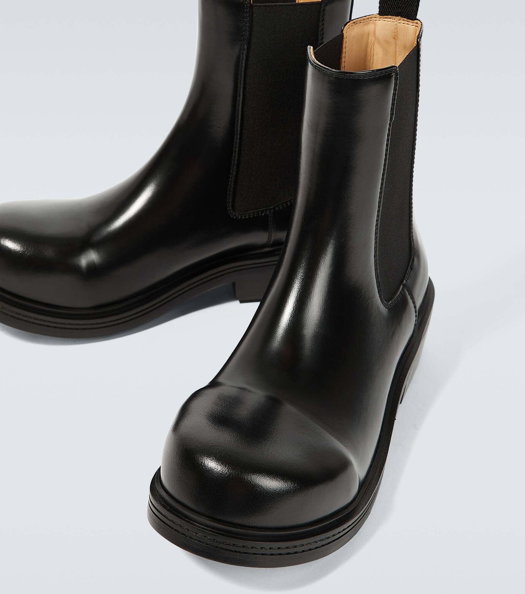 Fireman leather Chelsea boots - 3
