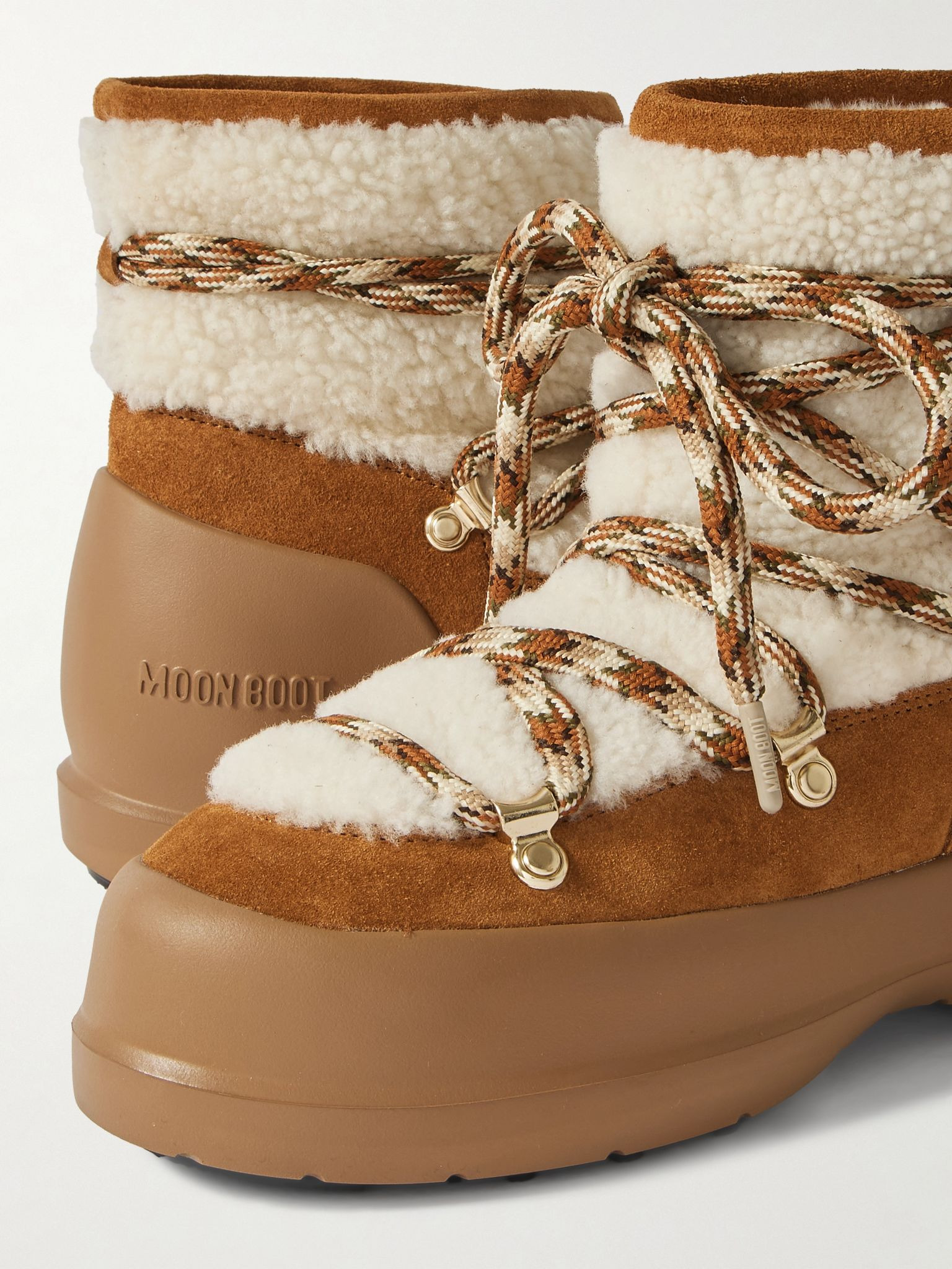 Luna shearling snow boots Tan - 4