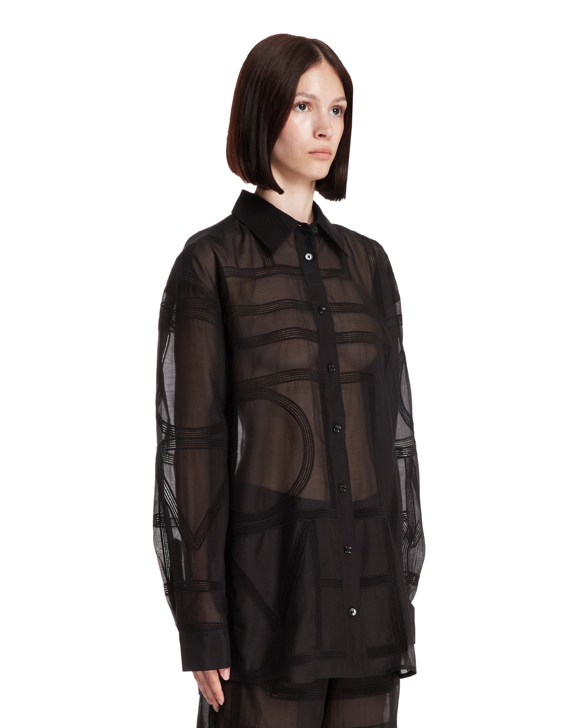 Black Monogram Shirt - 4