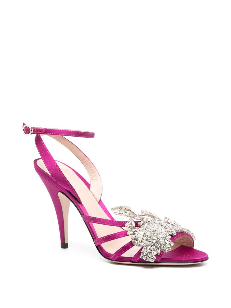 Valentino 80mm rhinestone-embellished sandals outlook