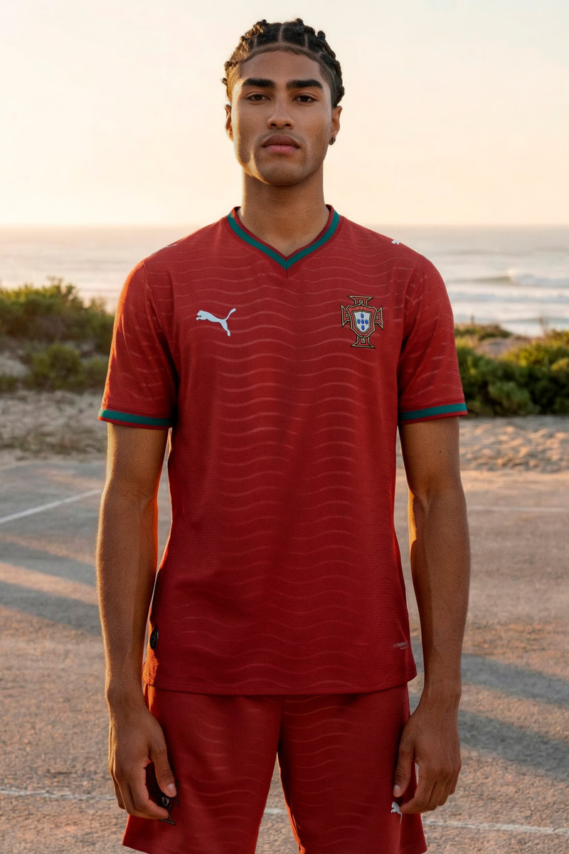 PUMA Portugal Authentic Home Men's Soccer Jersey outlook