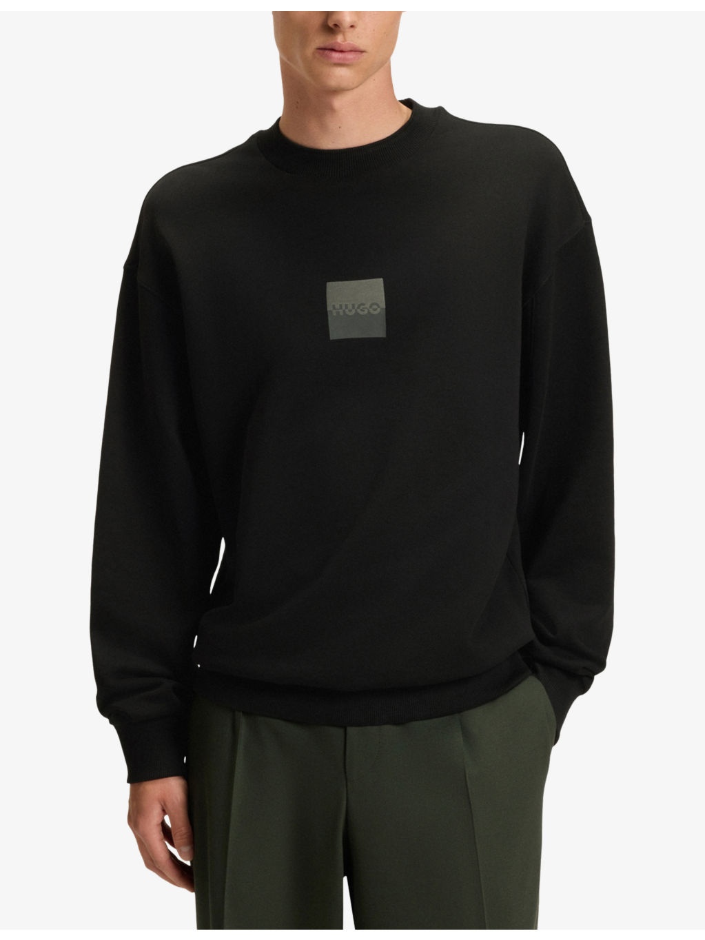 Brand-Print Regular-Fit Cotton Sweatshirt - 3