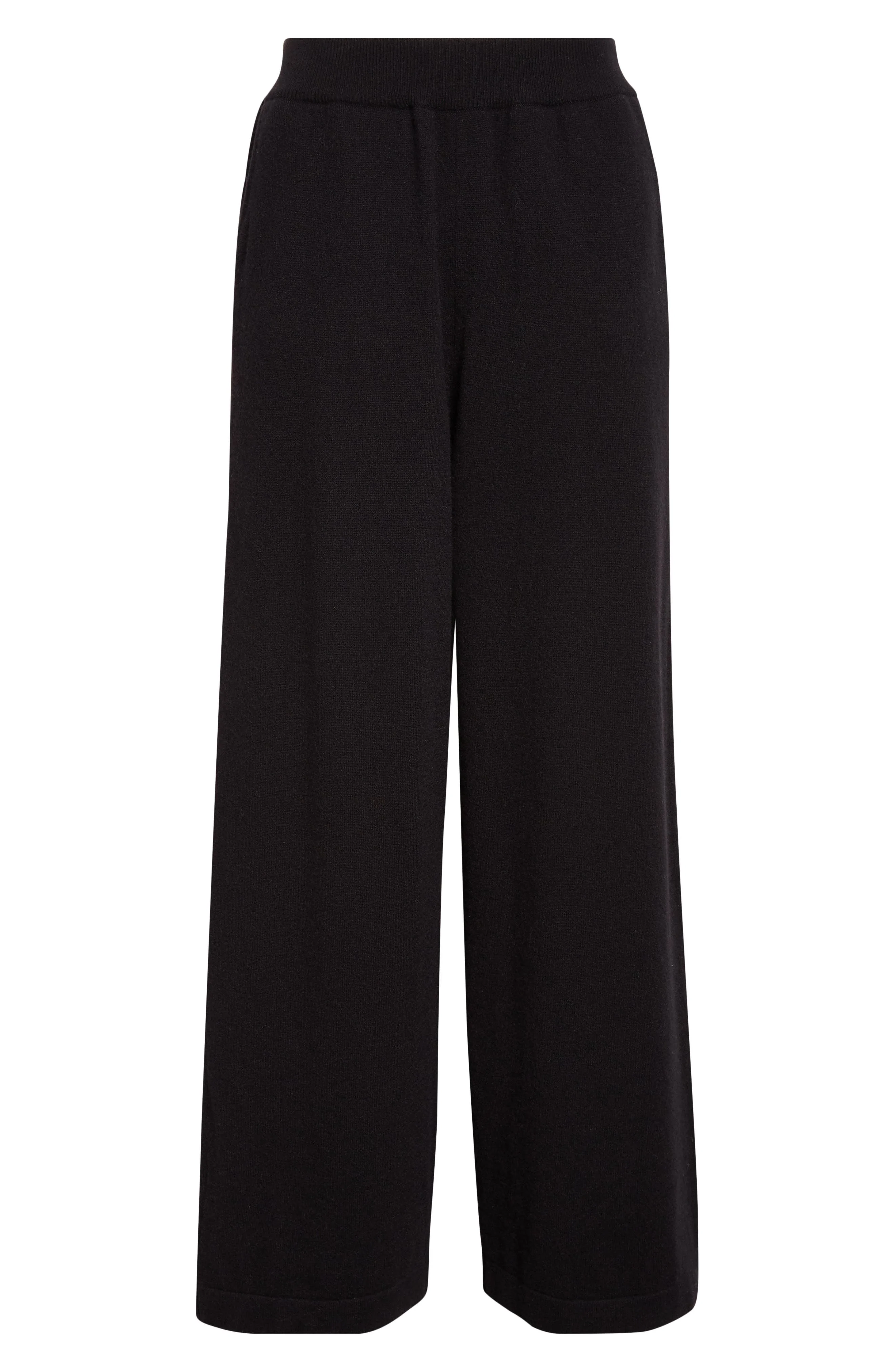 Johnstons of Elgin Coll Cashmere Blend Lounge Pants in Black at Nordstrom - 1