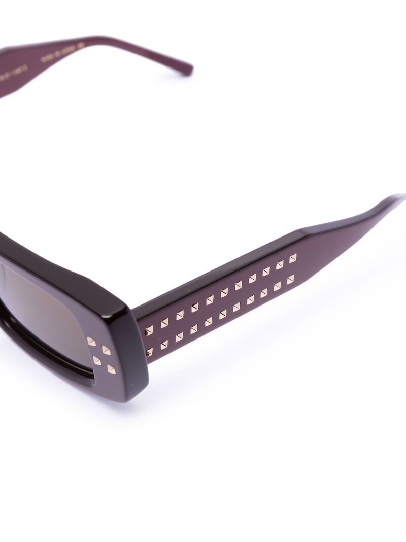 Rockstud rectangle frame sunglasses - 3